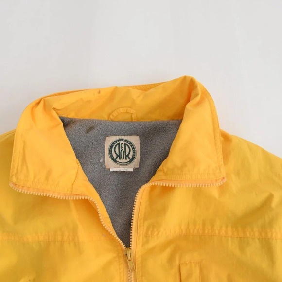 Vintage R&R Yellow  Full Zip Utility/Rain Coat Jacket Size Medium - Picture 11 of 14
